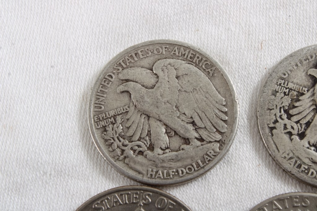 9 Walking Liberty & Kennedy Half Dollars - 11
