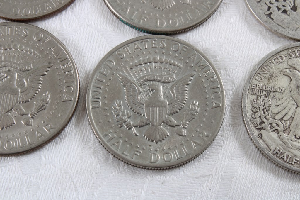 9 Walking Liberty & Kennedy Half Dollars - 16
