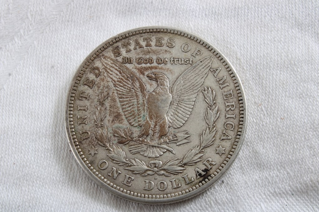 1921 D Morgan Silver Dollar - 2