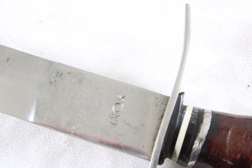 INOX Dagger Knife in Sheath - 5
