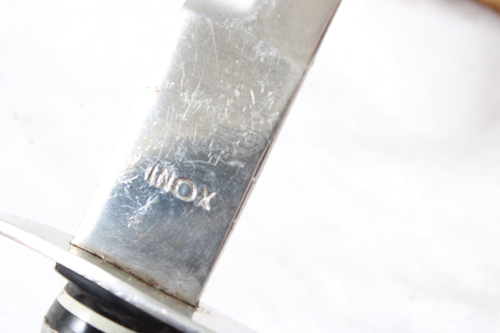 INOX Dagger Knife in Sheath - 6