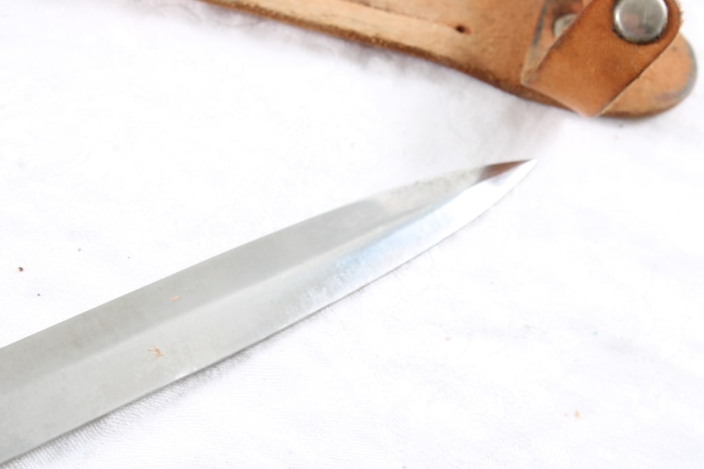 INOX Dagger Knife in Sheath - 8