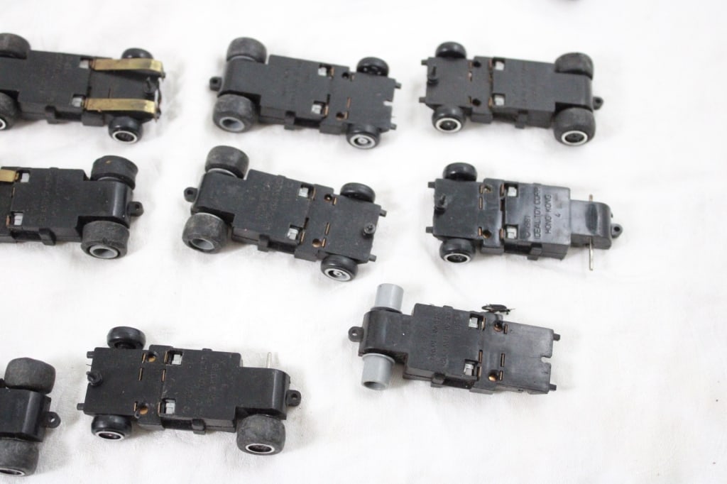 Large Lot of Slot Car Chassis - 10