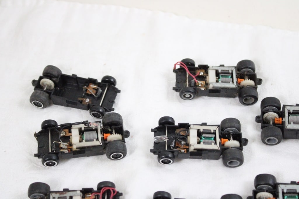 Large Lot of Slot Car Chassis - 11