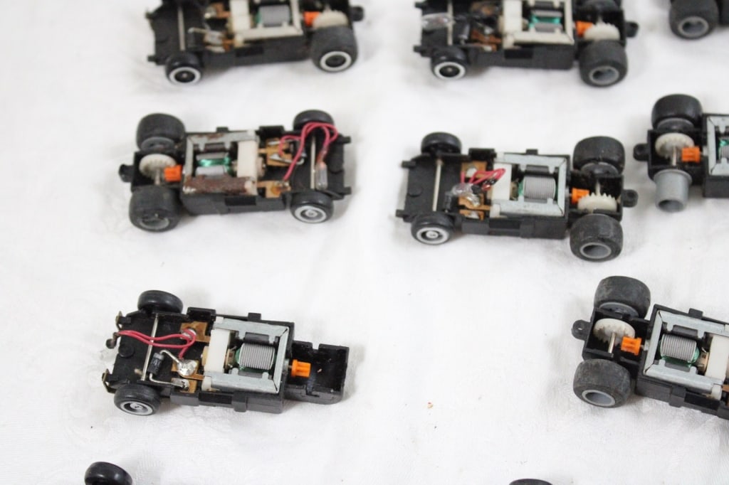 Large Lot of Slot Car Chassis - 12