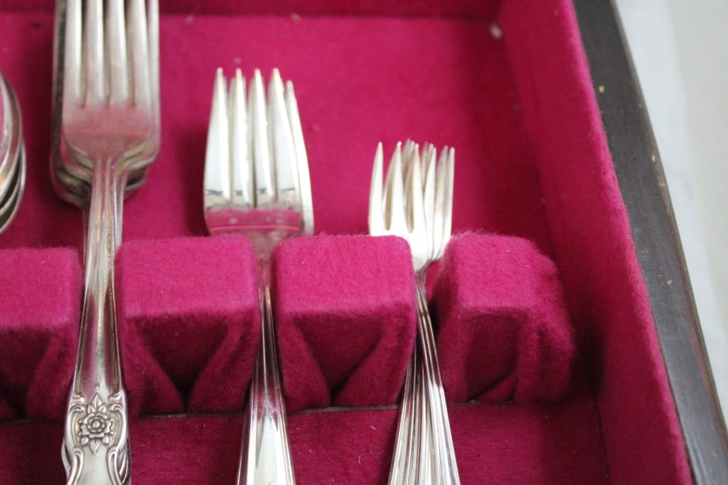 56 Piece Set Old Company Silver Plate Flatware - 11