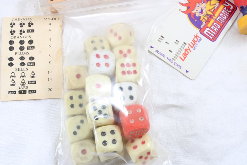 Las Vegas Casino & Other Dice & Game Pieces - 2