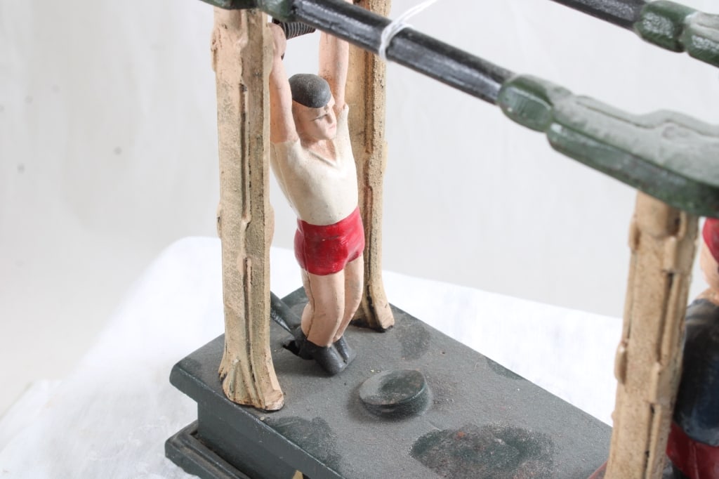 Cast Iron Acrobat Mechanical Bank Works - 2
