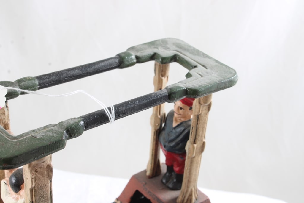 Cast Iron Acrobat Mechanical Bank Works - 6