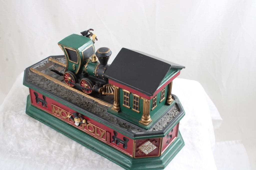 Cast Iron Monopoly Franklin Mint Mechanical Bank - 3