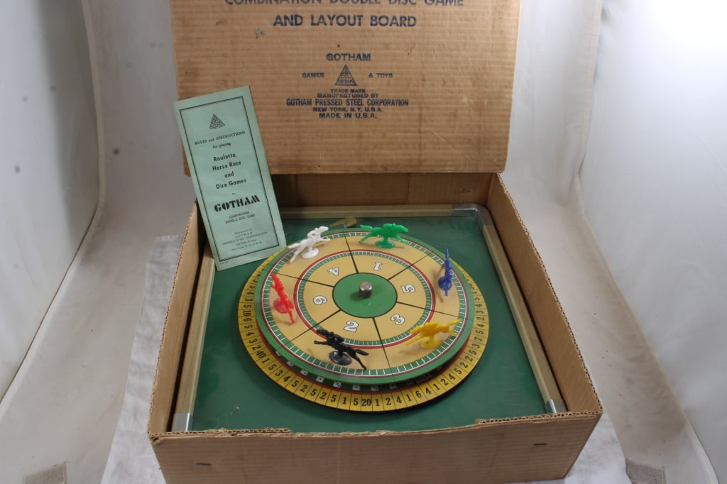 1957 Gotham Roulette, Dice, Horse Race Game (1 of 14)