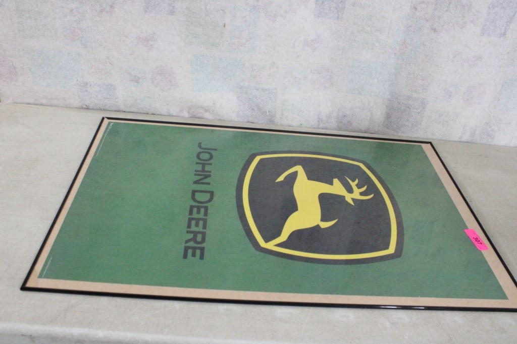 John Deere 2 Legged Deer Framed Poster - 11