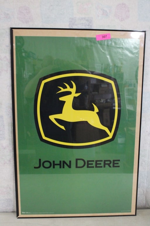 John Deere 2 Legged Deer Framed Poster (1 of 11)