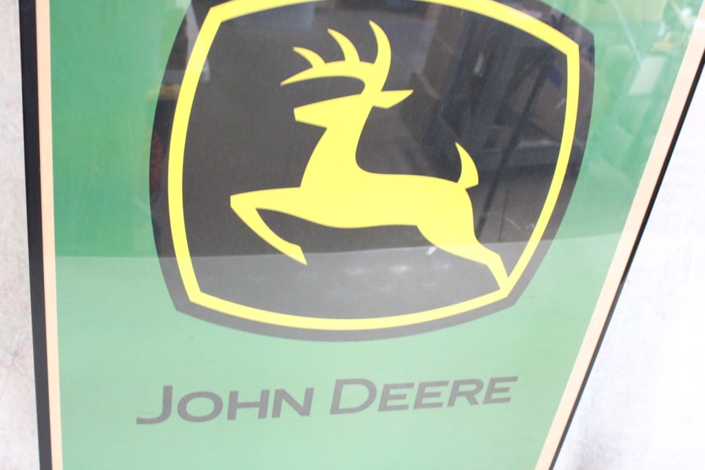 John Deere 2 Legged Deer Framed Poster - 3