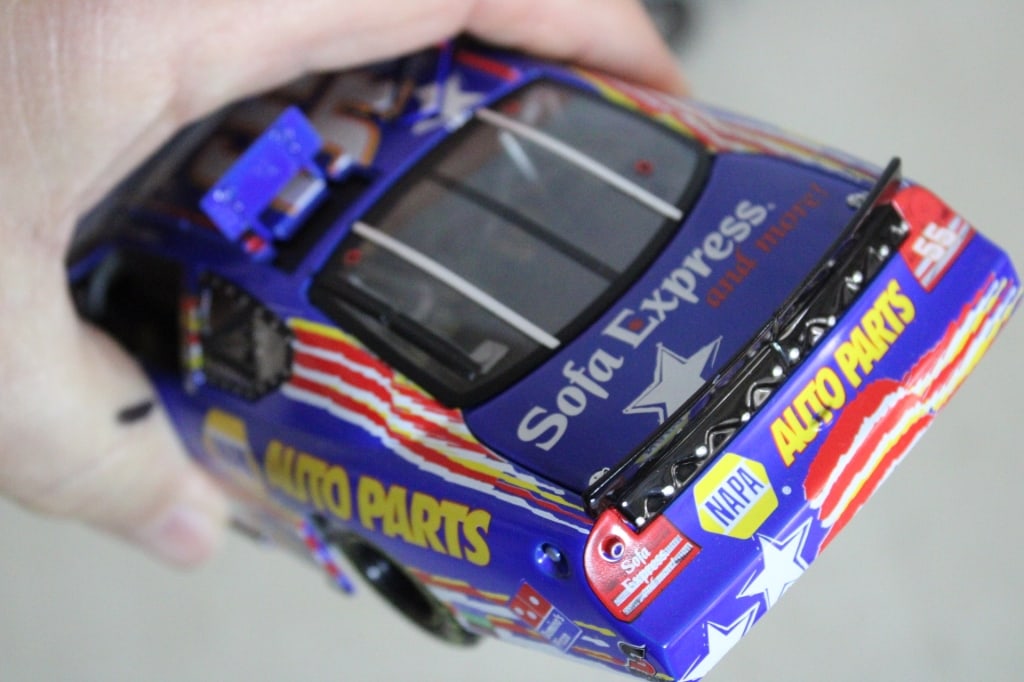 Ertl Pressed Steel Nascar Car Hauler & Race Cars - 6