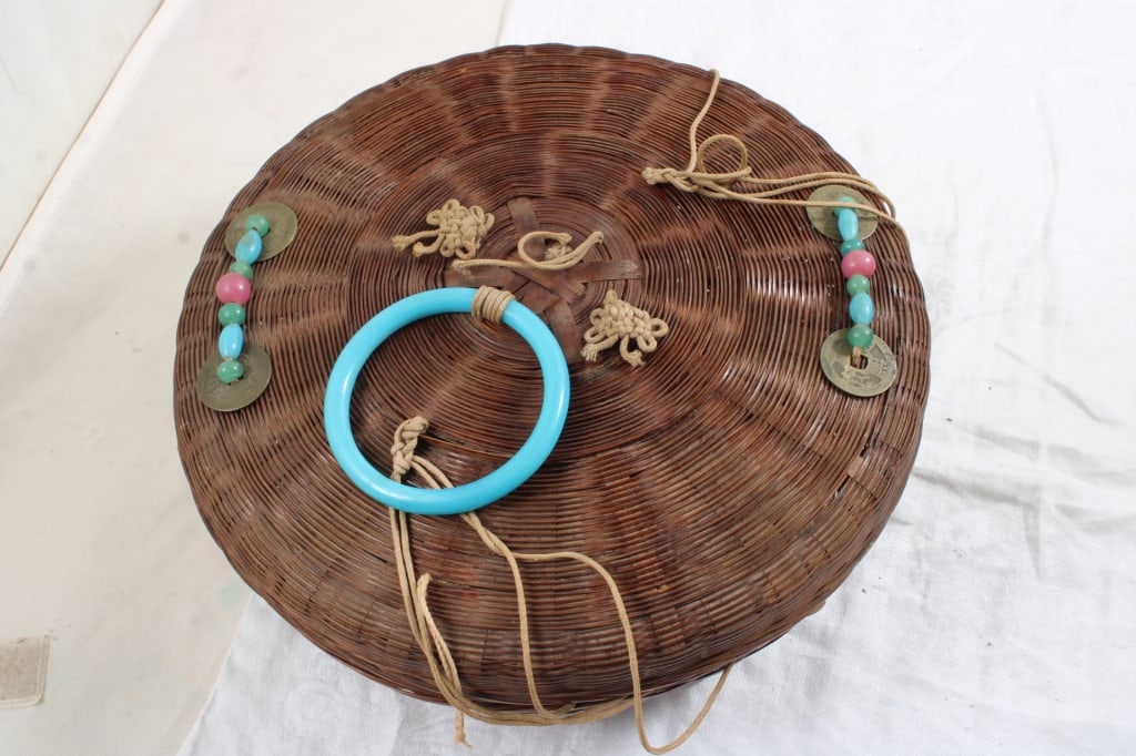 Cast Iron Wall Mounts & Sewing Baskets - 16