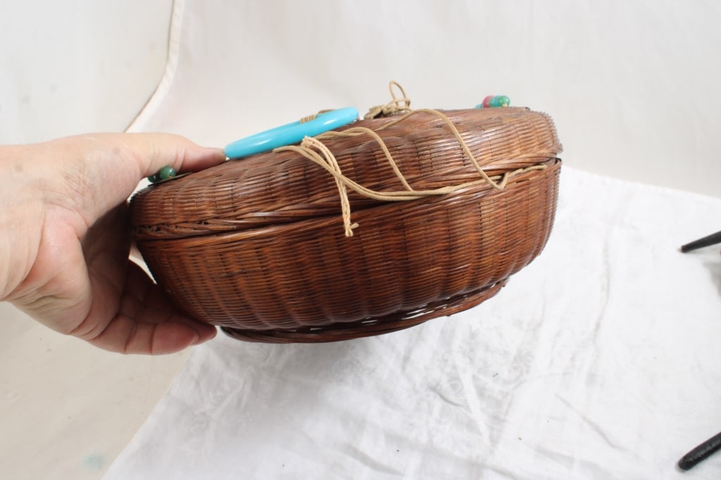 Cast Iron Wall Mounts & Sewing Baskets - 17
