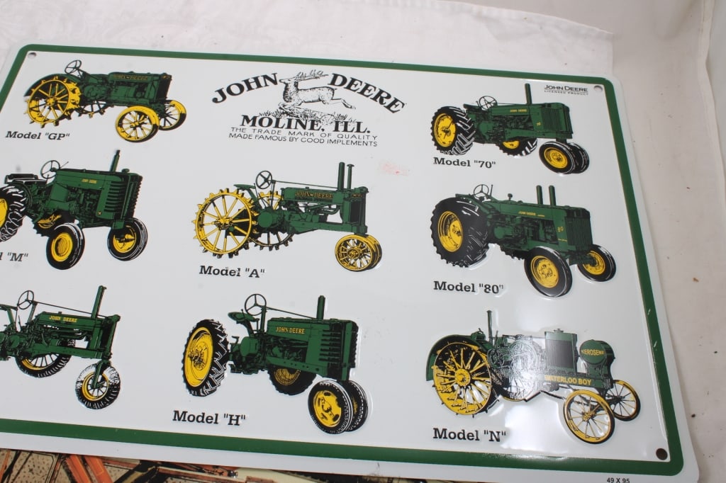 John Deere & Case Separator Metal Signs - 4
