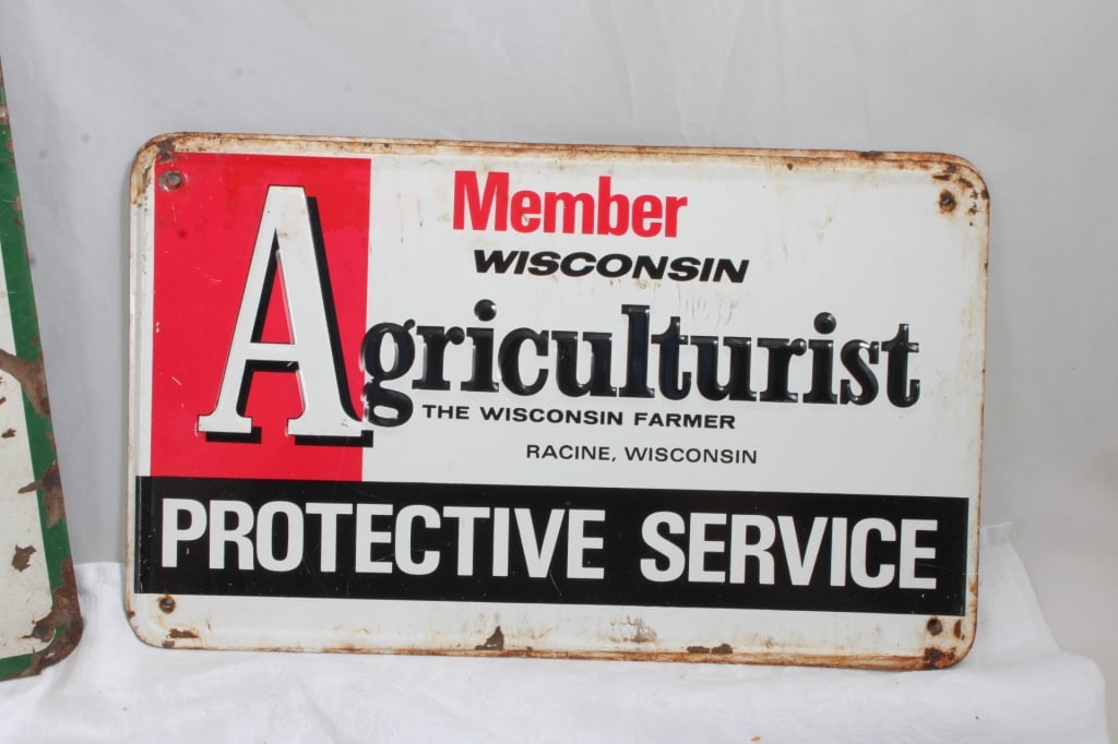 4-H Club Member & 2 Agriculturist Metal Signs - 2
