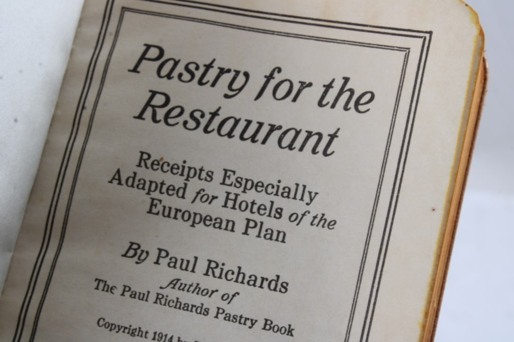 European Cookbook -1914 Pastry for the Restaurant - 7