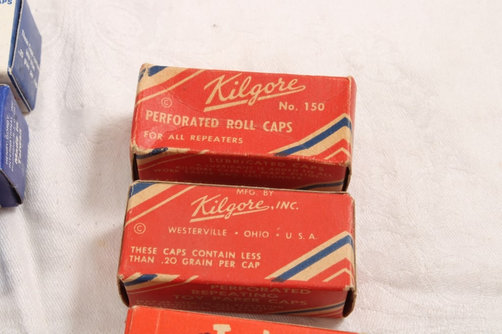 Vintage Roll Caps 18 Boxes Full & Sealed - 10