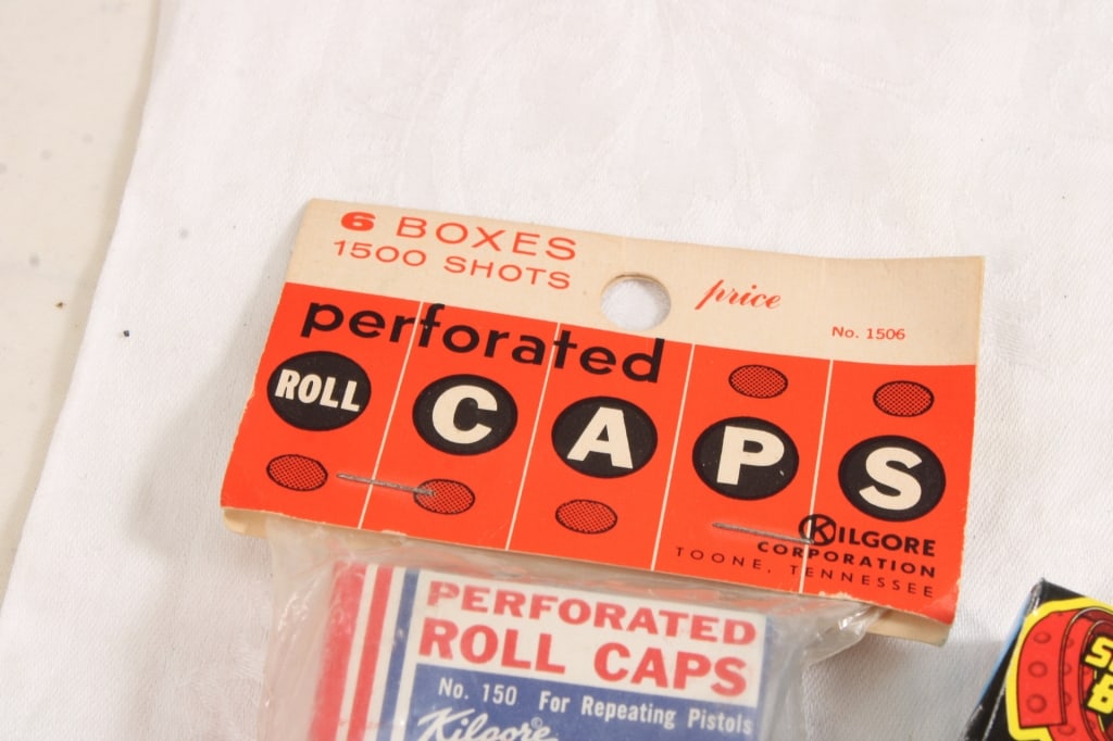 Vintage Roll Caps 18 Boxes Full & Sealed - 2