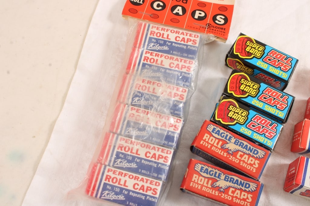 Vintage Roll Caps 18 Boxes Full & Sealed - 3