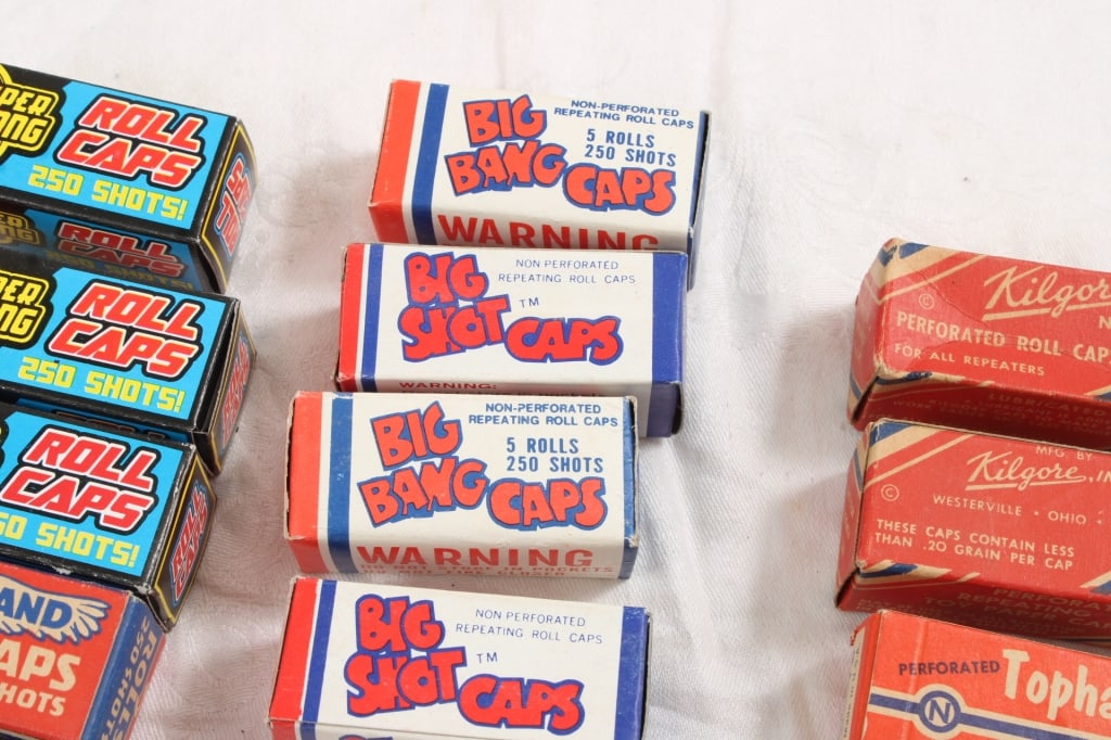 Vintage Roll Caps 18 Boxes Full & Sealed - 7