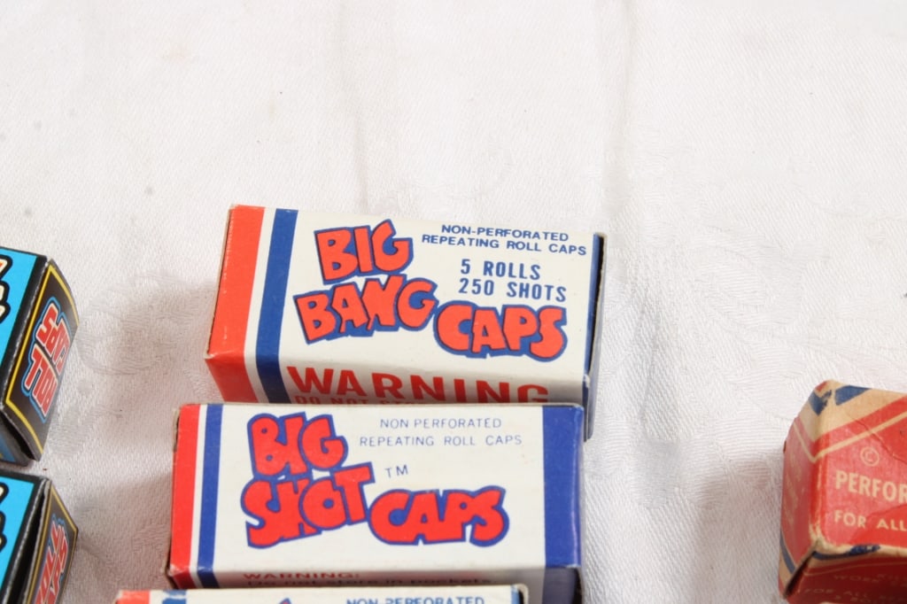 Vintage Roll Caps 18 Boxes Full & Sealed - 8