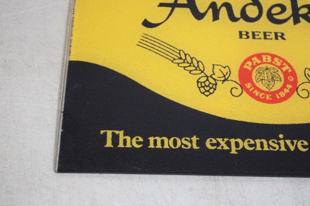 Andeker Pabst Beer Glass Sign - 3