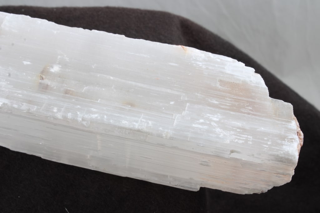 Gypsum Velvet Spar Selenite Crystal Morocco - 2