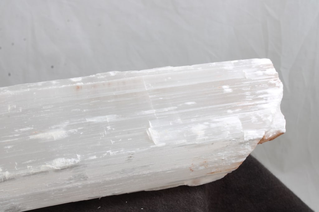 Gypsum Velvet Spar Selenite Crystal Morocco - 3