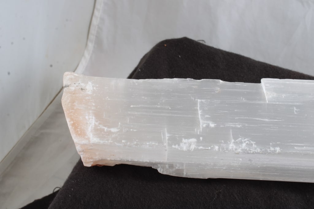 Gypsum Velvet Spar Selenite Crystal Morocco - 5