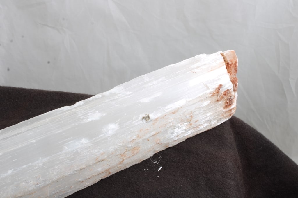 Gypsum Velvet Spar Selenite Crystal Morocco - 6
