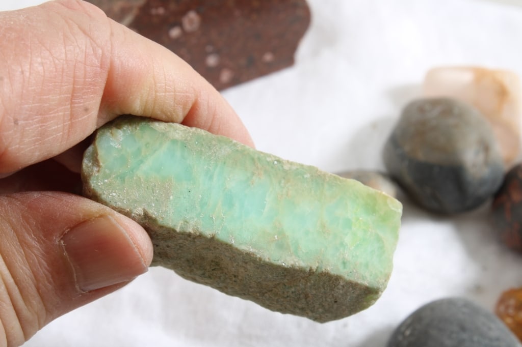 Several Gems- Green Chrysoprase, Lemon Citrine, - 6