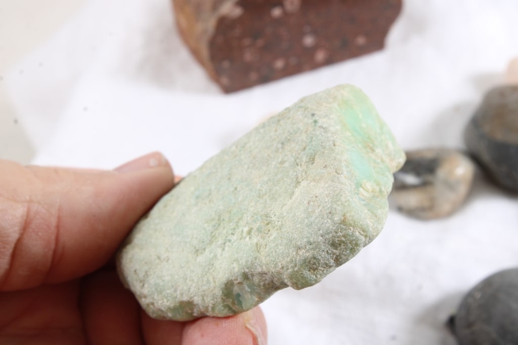 Several Gems- Green Chrysoprase, Lemon Citrine, - 7
