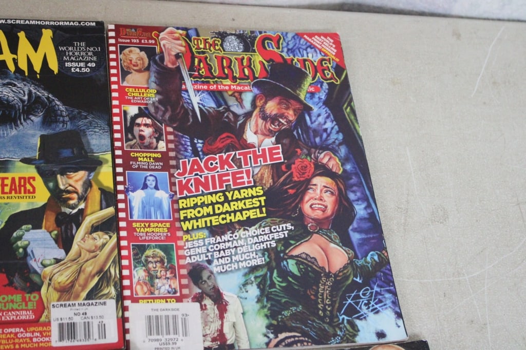 Vintage Horror, Scream, Dark Side Magazines - 5
