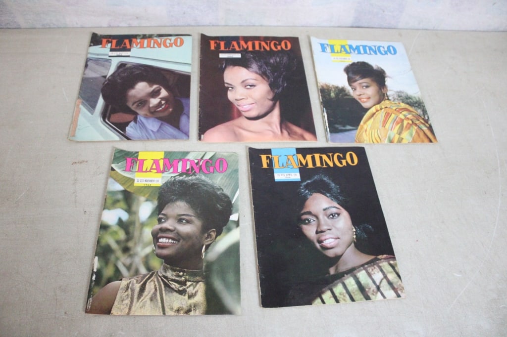 5 Flamingo Magazines African American 1963, 64: 5 Flamingo Magazines African American 1963, 64 - Lot Size 11" x 9" x 1". 2 Lbs. All information and photos are intended to be as accurate as possible, but errors are possible. No item