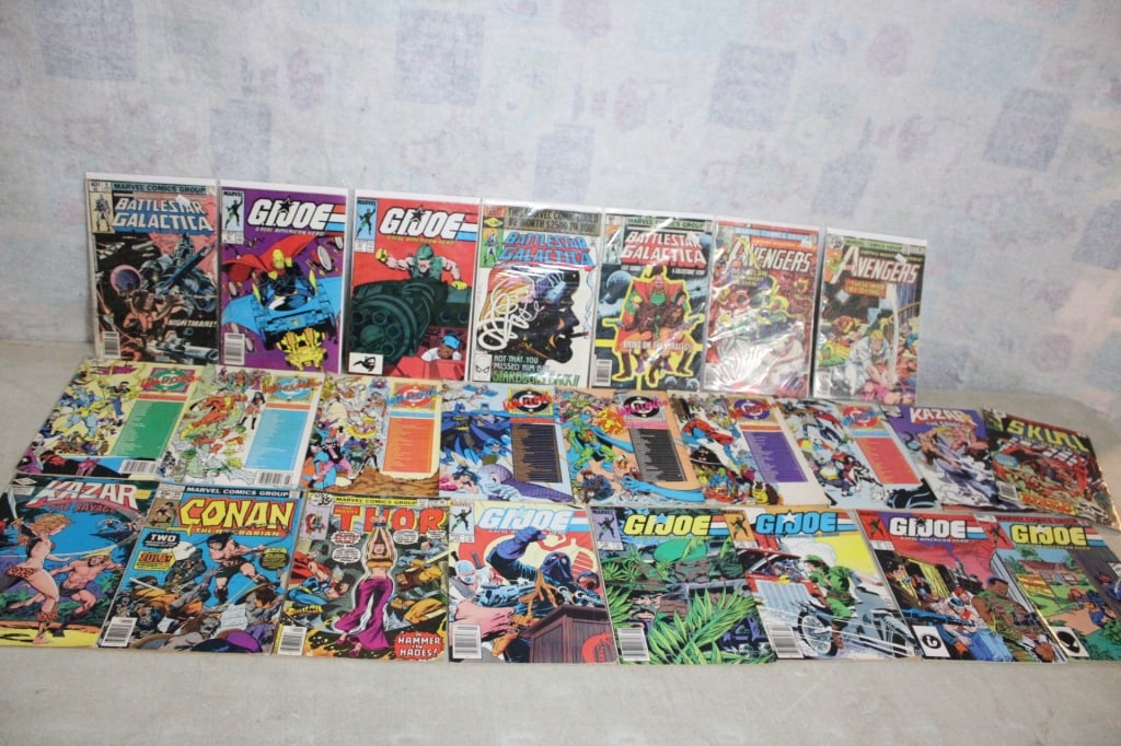 24 Comic Books Marvel, DC GI Joe and More (1 of 14)