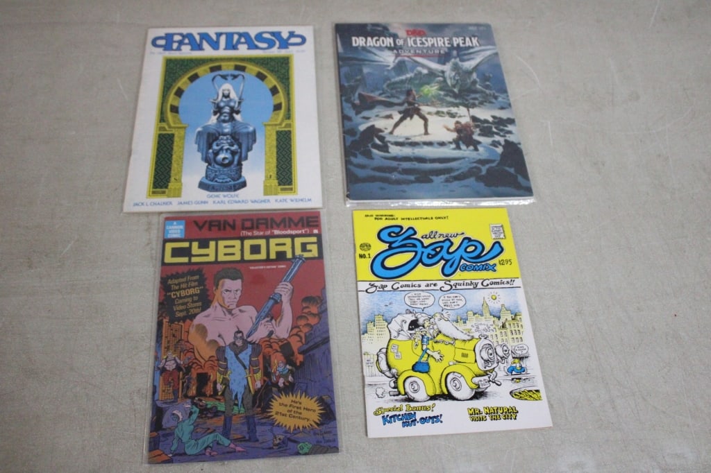 4 Comic Books- Zap, D&D, Fantasy, Canon Video (1 of 19)