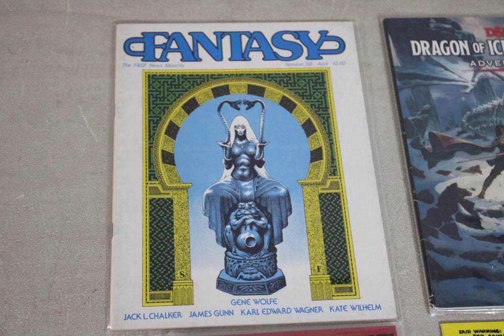 4 Comic Books- Zap, D&D, Fantasy, Canon Video - 2