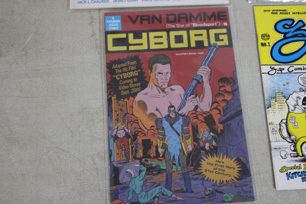 4 Comic Books- Zap, D&D, Fantasy, Canon Video - 4