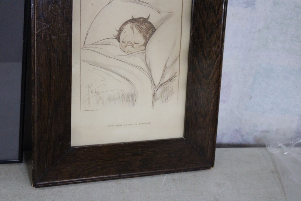 Grace Drayton Campbell Soup Kid Framed Drawing - 3