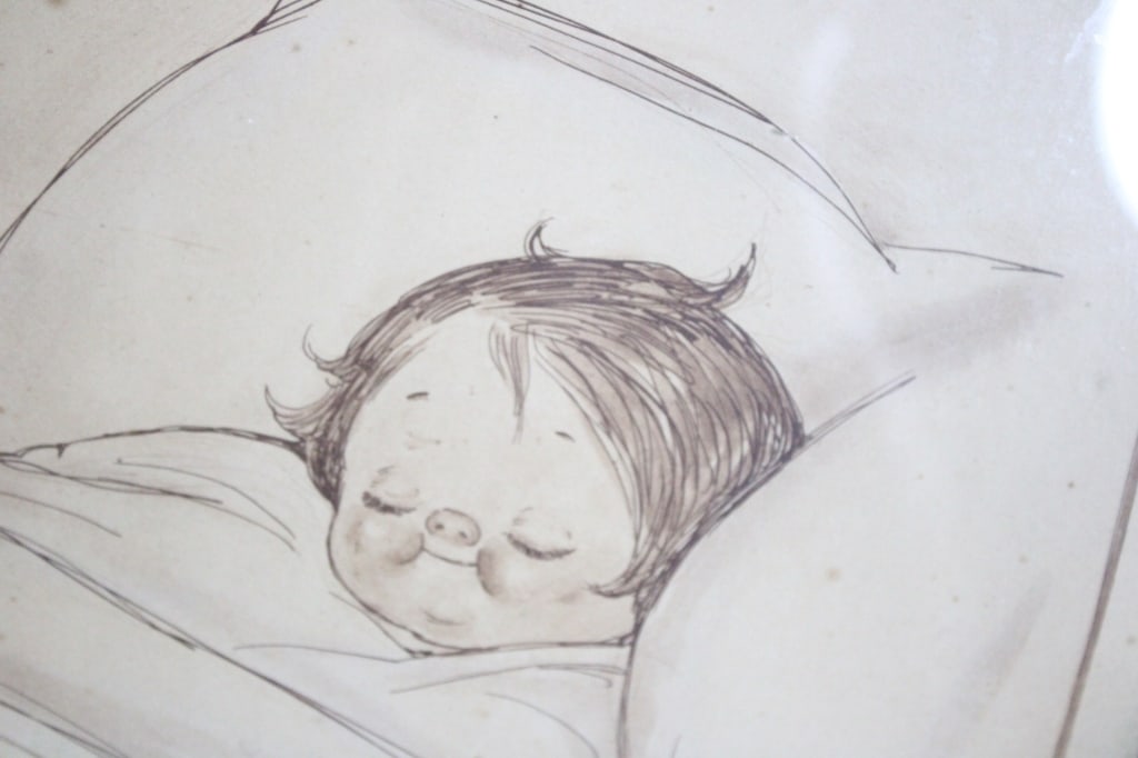 Grace Drayton Campbell Soup Kid Framed Drawing - 4