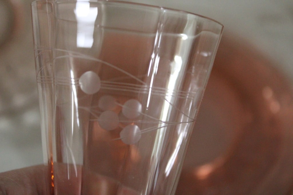 26 Pieces Pink Depression Glass - 10
