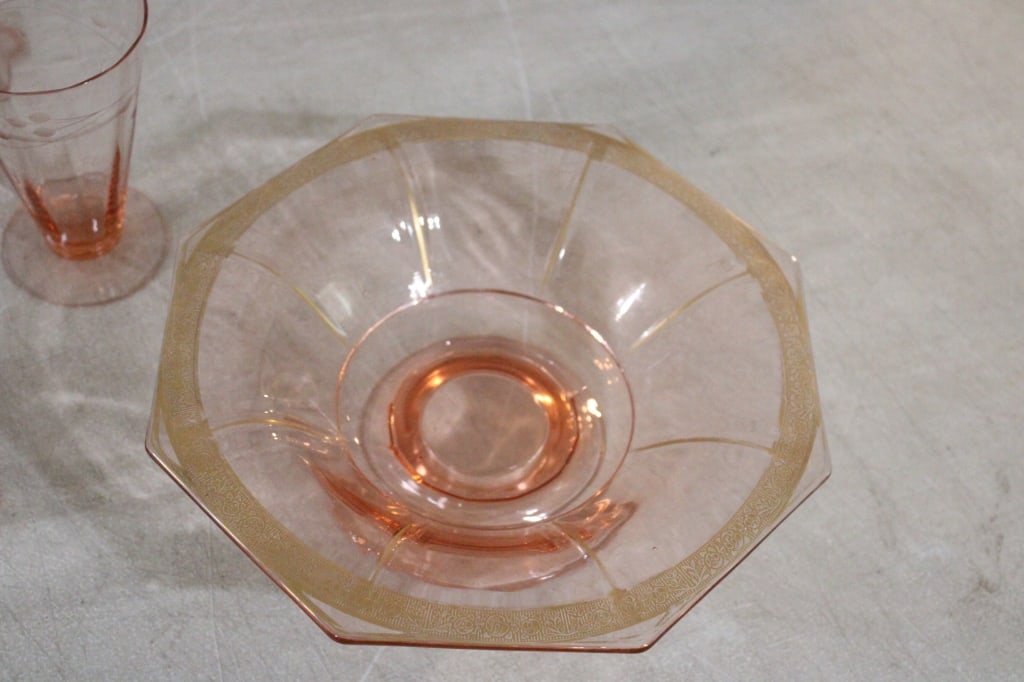26 Pieces Pink Depression Glass - 12