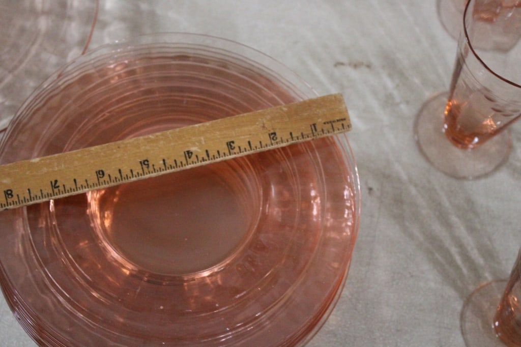 26 Pieces Pink Depression Glass - 20