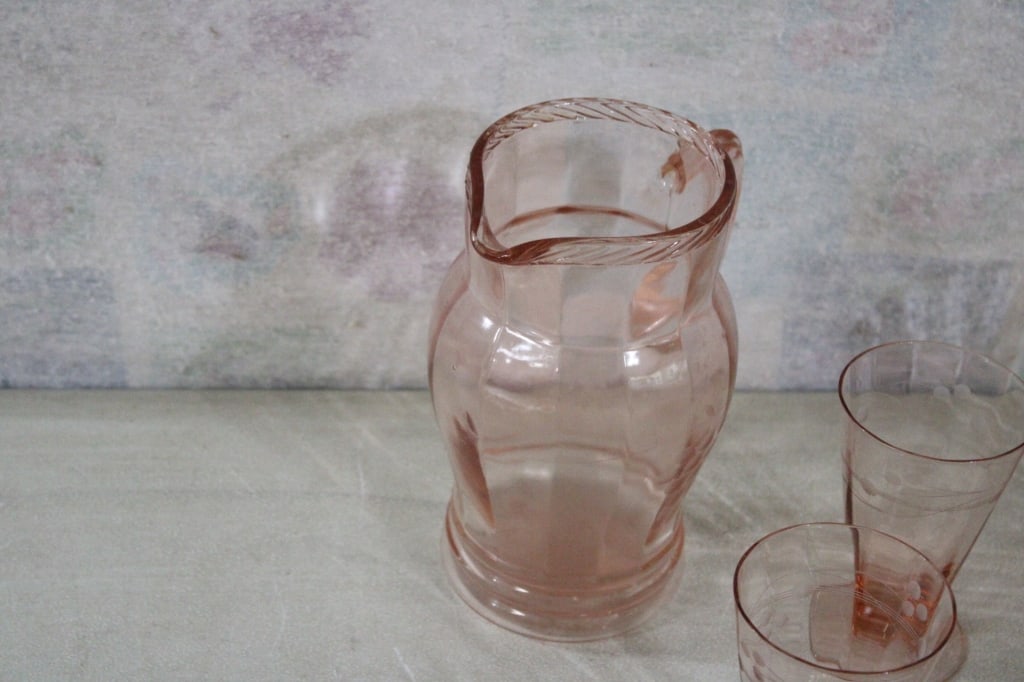 26 Pieces Pink Depression Glass - 5