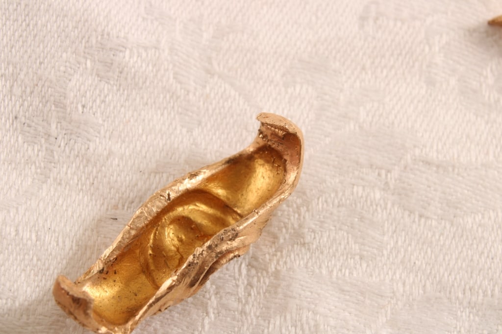 10k Gold Masonic DeMolay Chevalier Ring Parts - 4