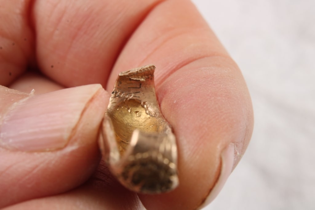 10k Gold Masonic DeMolay Chevalier Ring Parts - 6